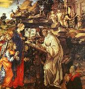 Filippino Lippi The Vision of St.Bernard France oil painting artist